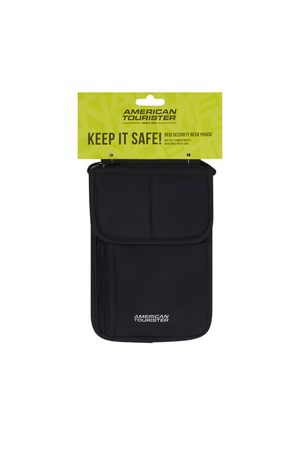 Neck Pouch RFID Nyakp&aacute;rna | American Tourister American Tourist. Ta RFID Security Neck Pouch  Fekete
