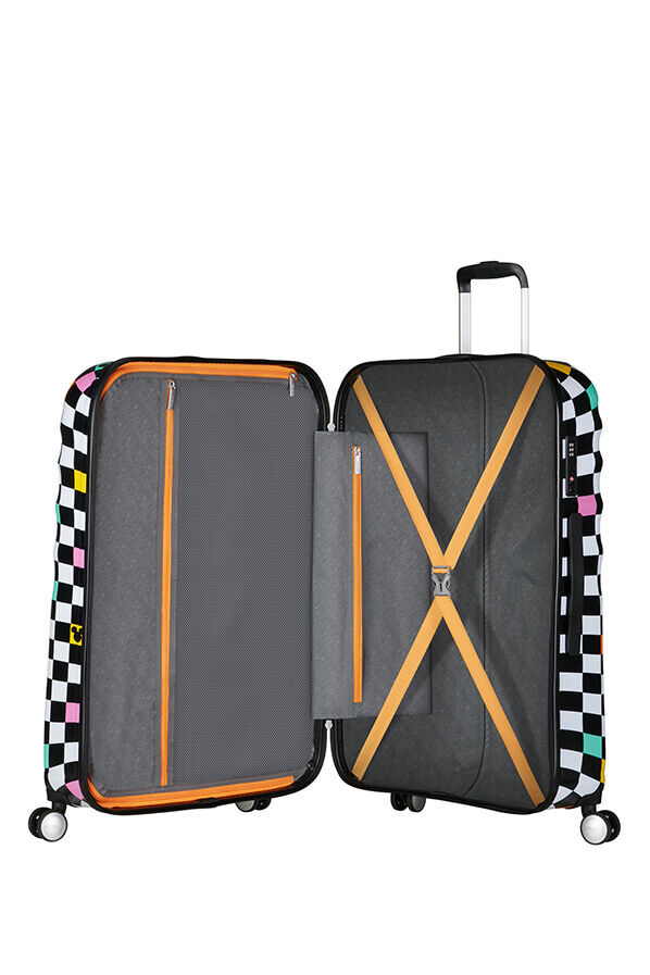 American Tourister Disney Wavebreaker Spinner TSA Disney Fl 77cm  Mickey Check
