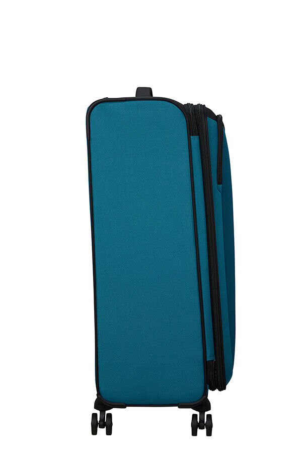 American Tourister Daring Dash Spinner Expandable TSA L  Fekete/K&eacute;k