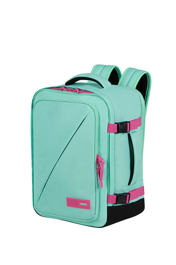 American Tourister Take2cabin Casual Backpack MS  Jelly Mint/Electric Fuchsia