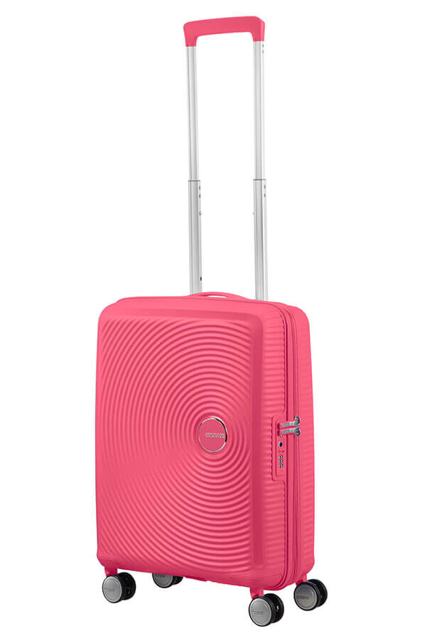 American Tourister Soundbox Spinner Expandable 55cm  HOT PINK
