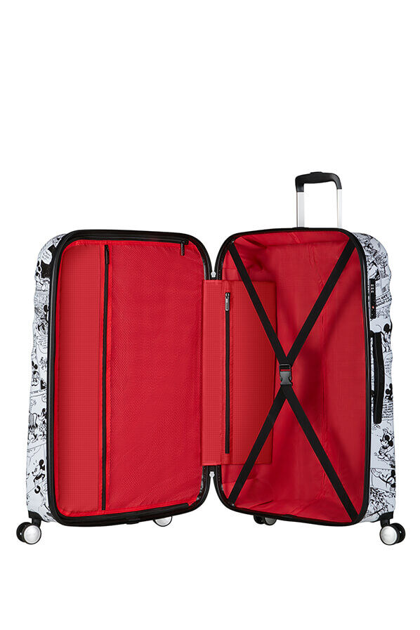American Tourister Disney Wavebreaker Spinner TSA Disney Fl 77cm  Minnie, feh&eacute;r
