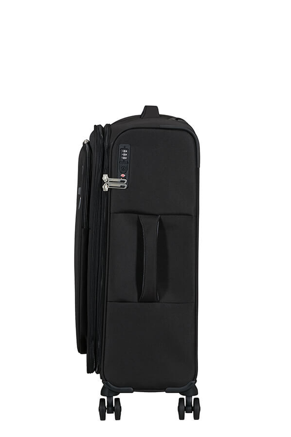 American Tourister Cloudrider Spinner EXP TSA M  Koromfekete