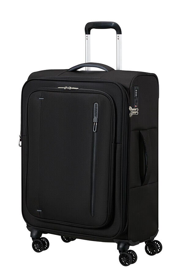 American Tourister Cloudrider Spinner EXP TSA M  Koromfekete