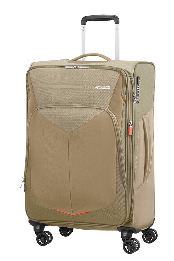American Tourister Summerfunk Spinner Exp TSA 67cm  Beige
