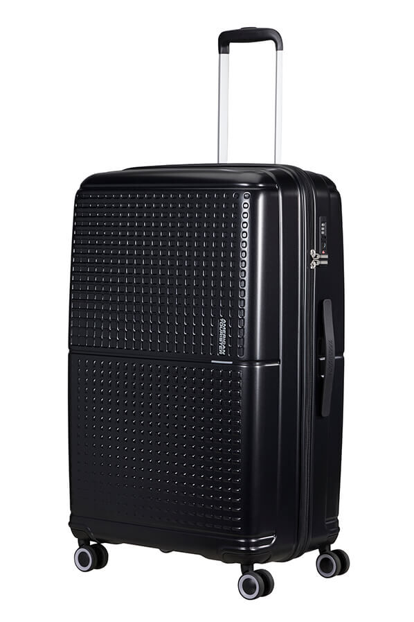 American Tourister Geopop Spinner 77/28 Tsa. 77cm  Shadow Black
