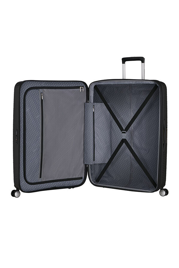 American Tourister SoundBox Spinner TSA Expandable 80cm  M&eacute;ly fekete