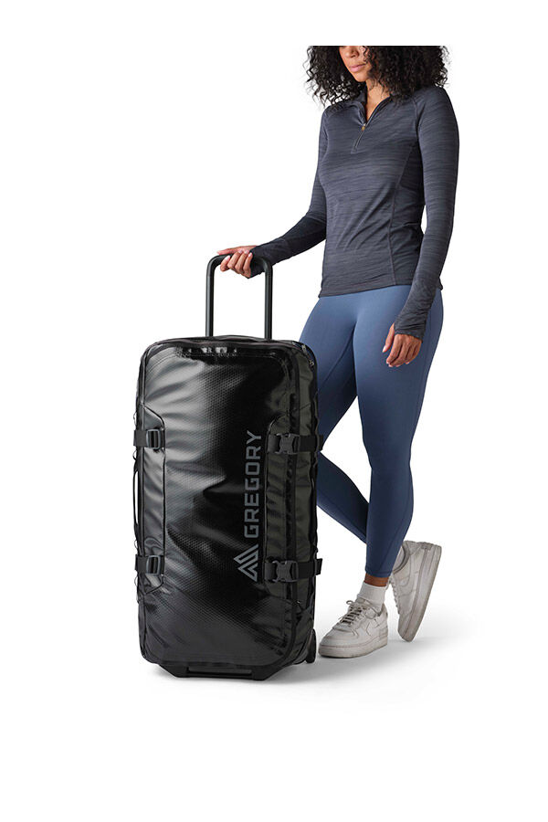 Gregory  Alpaca Wheeled Duffle 100  Obsidian Black