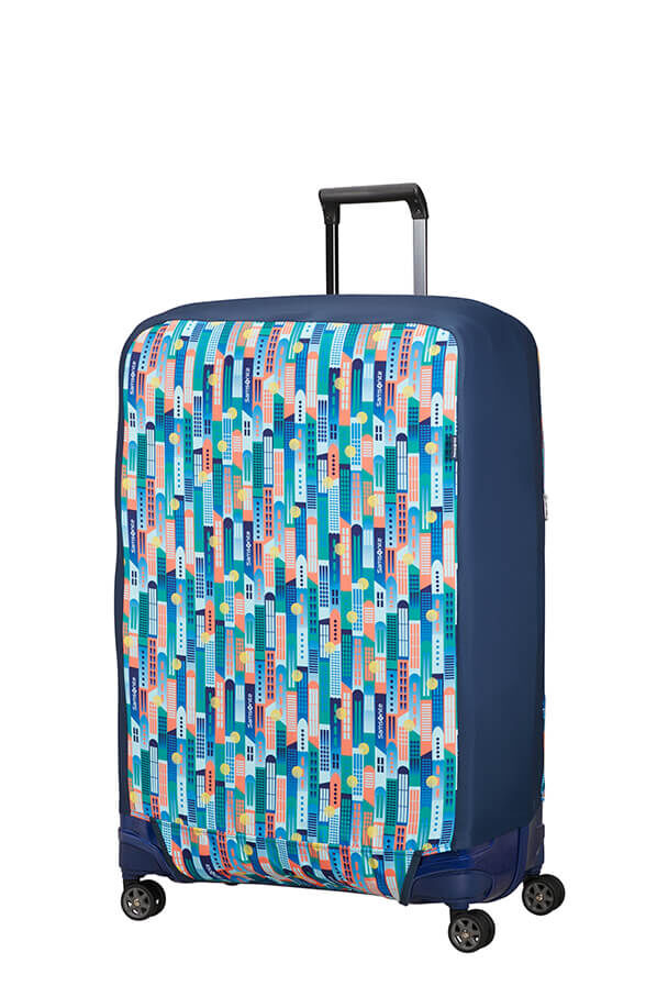 Samsonite Ta Revolution Foldable Luggage Cover XL  City Print
