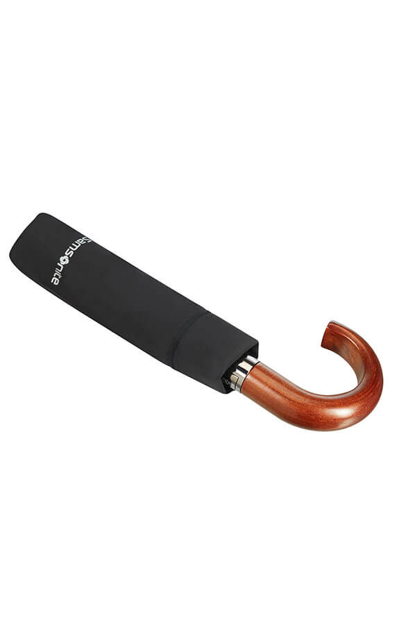 Samsonite Wood Classic S 3 Sect. Auto O/C Crook  Black