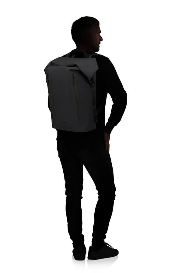 Samsonite Coatify Biz IPX4 Rolltop Backpack 15.6'  Black