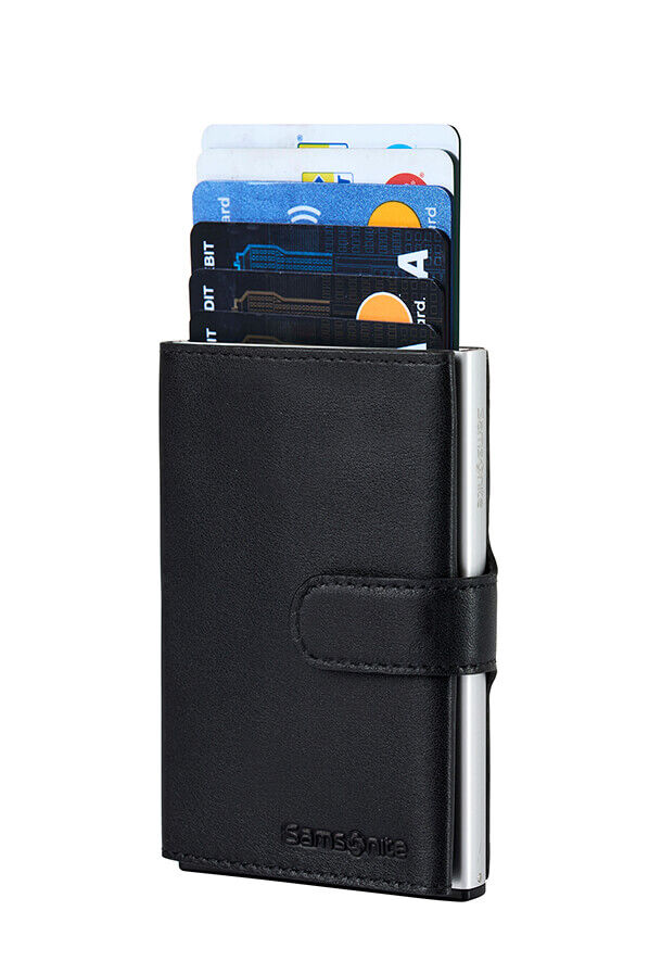 Samsonite Alu Fit 202 - Slide-up Wallet  Black