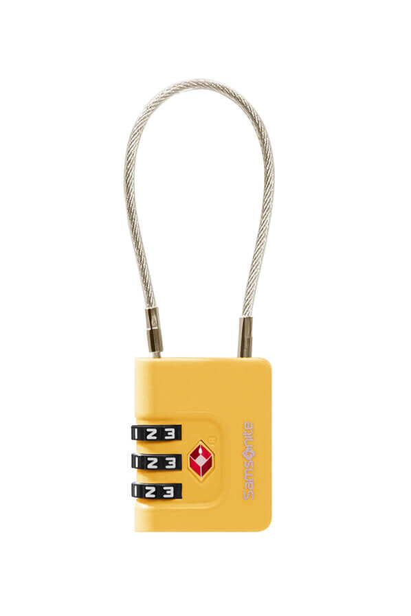 Samsonite Ta Revolution Cablelock 3 dial TSA  Yellow