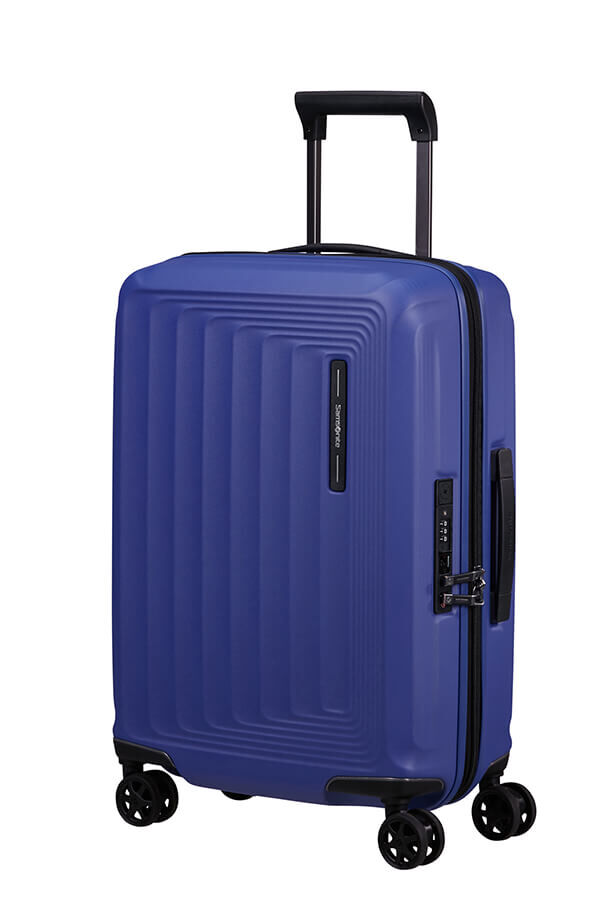 Samsonite Nuon Spinner Expandable 55cm  Matt Nautical Blue