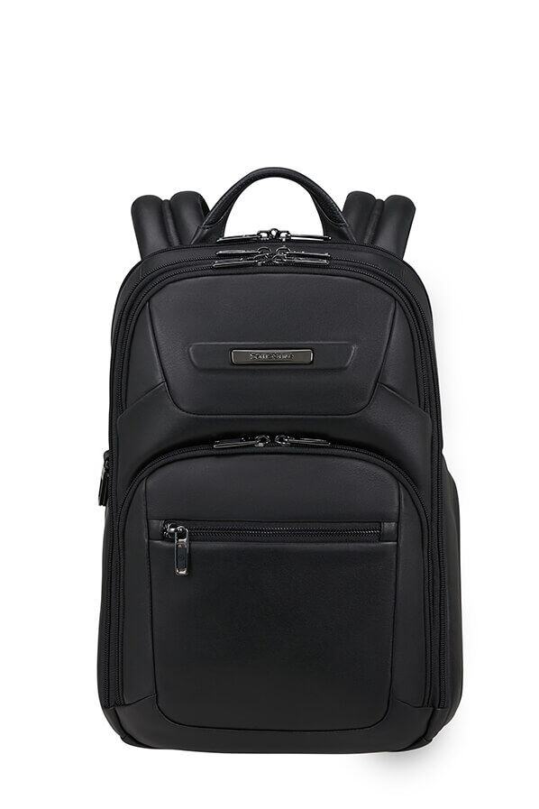 Samsonite Pro-Dlx 6 Leather Backpack 14.1'  Black