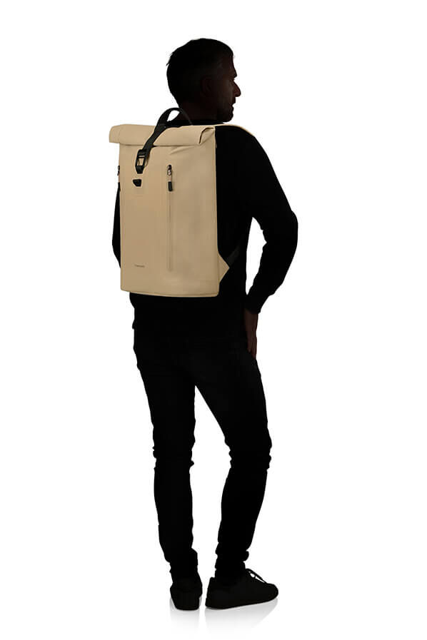 Samsonite Coatify Biz Rolltop Backpack 15.6'  Sand