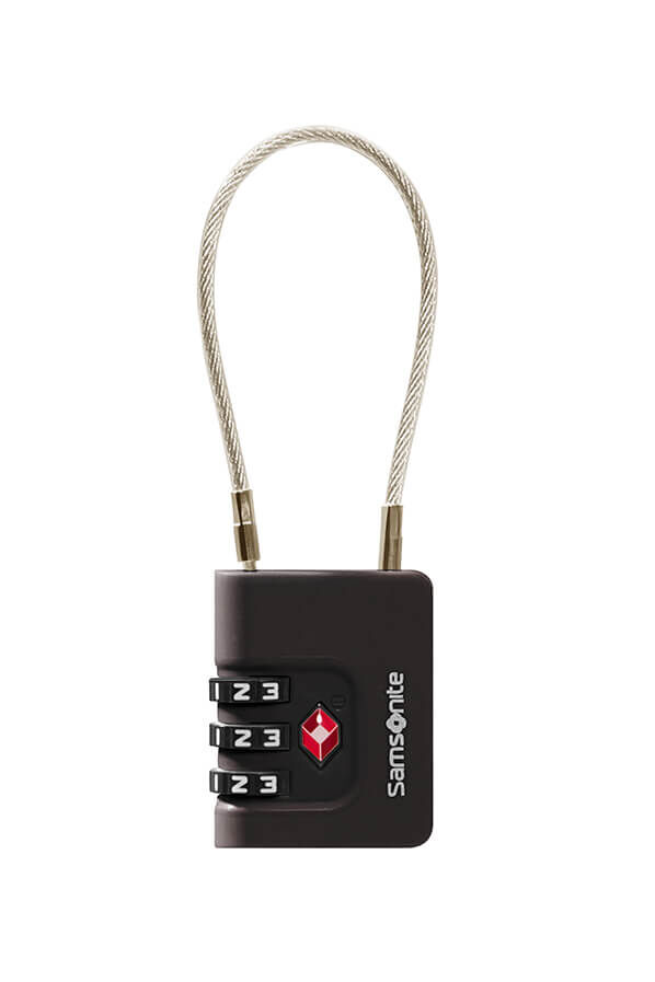 Samsonite Ta Revolution Cablelock 3 dial TSA  Black