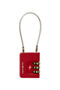 Samsonite Ta Revolution Cablelock 3 dial TSA  Red