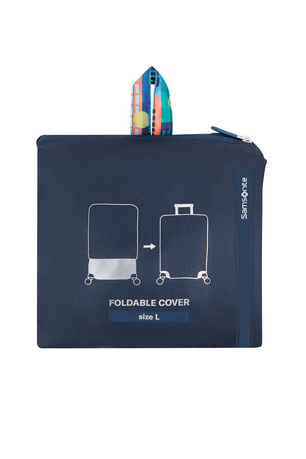 Samsonite Ta Revolution Foldable Luggage Cover L  City Print
