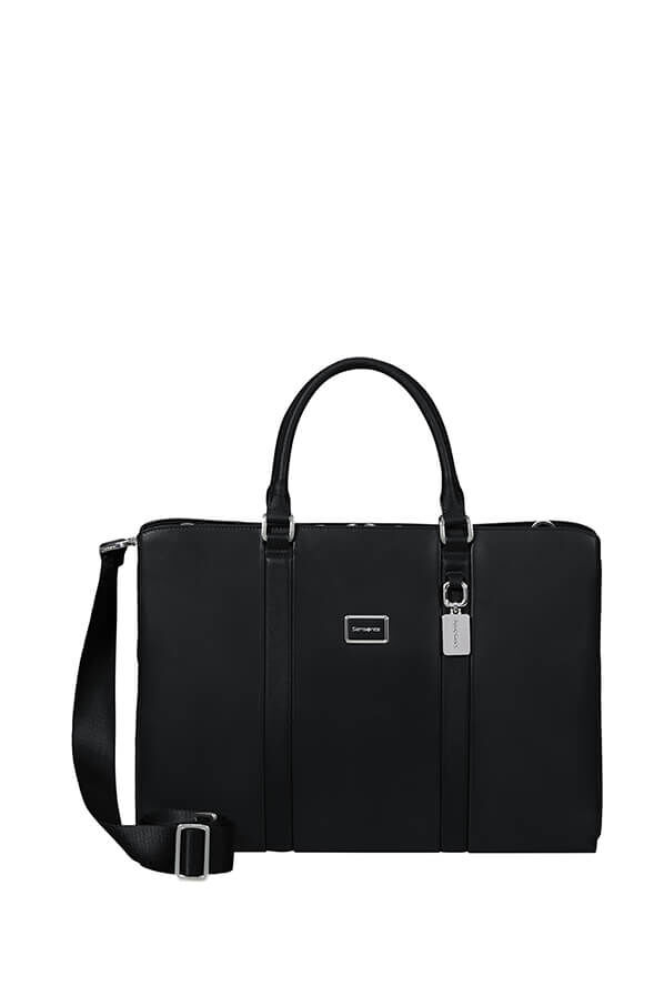 Image Biz Leather Aktat&aacute;ska 15.6" | Samsonite Image Biz Leather Briefcase 15.6'  Black