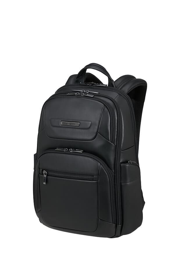 Samsonite Pro-Dlx 6 Leather Backpack 15.6'  Black