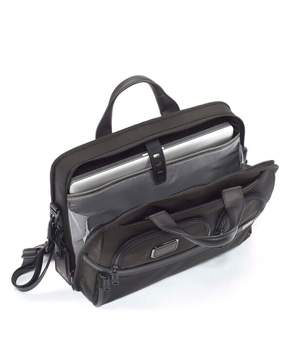 TUMI Alpha 3 TUMI SLIM BRIEF  Black