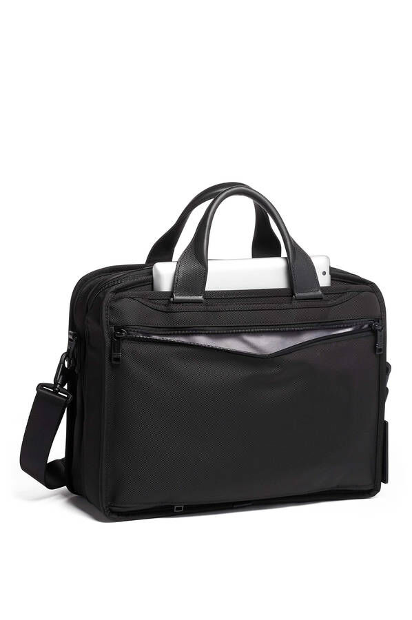 TUMI Alpha 2 ORGANIZER BRIEF  Black