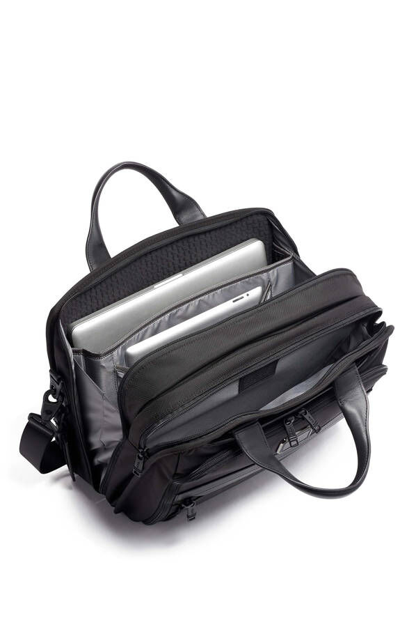 TUMI Alpha 2 ORGANIZER BRIEF  Black